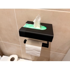 Toilet Roll Holder with Wet Wipes Dispenser Toilet Roll Holder with Wet Wipes Dispenser